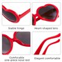 Lunettes De Diffraction Effet Coeur 4 Pièces 3d Lunettes Coeur Heart Sunglasses with Heart Effects Lunettes De Diffraction Lumiè