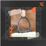 XE Étriers d'équitation en Acier Inoxydable – 4.25 Pouce Étriers Flexibles pour Cavaliers, Idéaux Antidérapants Semelles en Seme