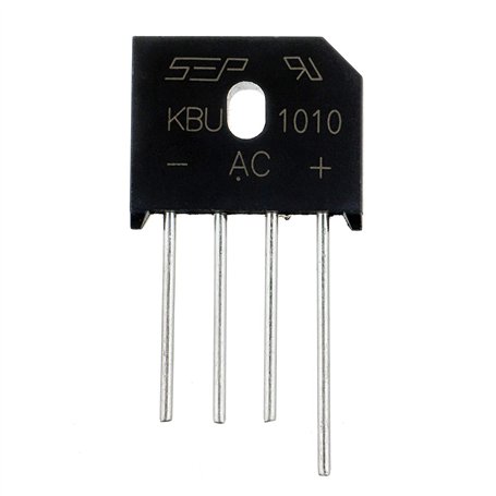 BOJACK KBU1010 Puce IC de pont redresseur de diodes monophasées 10A 1000V （pack de 10 pièces）