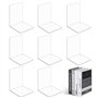 UCAMP Lot de 8 Serre-Livres en Acrylique Transparent