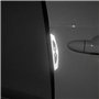 4PCS Protection Bord Porte, Protection Bord d'Automobile Rétroviseur Réfléchissant Bandes Décoratives Côté Voiture pour la Plupa