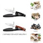 Kaqisen Ensemble de couteaux à huîtres Ensemble de couteaux à huîtres Ouvre-huîtres Résistant aux coupures et gants pour moules 