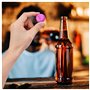 Bouchon de bouteille de bière,12 pièces Beer Saver Bouchons,bouchons de bouteille de vin,Réutilisables Bouchons Capsules Pour Bo