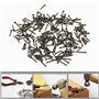 Yasorn Antique Clous Tapissier Laiton Meubles Décoratifs 10mm Mini DIY Boîte Clous 500pcs