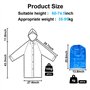 VIVIIHOO 2 pièces de Poncho de Pluie Cape de Pluie Transparente | Poncho de Pluie jetable Transparent | Accessoire de Camping et