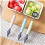 BOBOZHONG Couteau à découper 2 Pcs Outil de Sculpture de Fruits cuillère à Melon avec éplucheur de Fruits,Couteau de Sculpture d