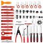 Outil de Démontage de Voiture avec Rivet Clips Plastique et Bandes de Câble