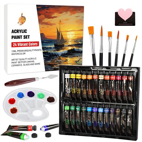 UCAMP 41 Pcs Kit de Peintures Acryliques