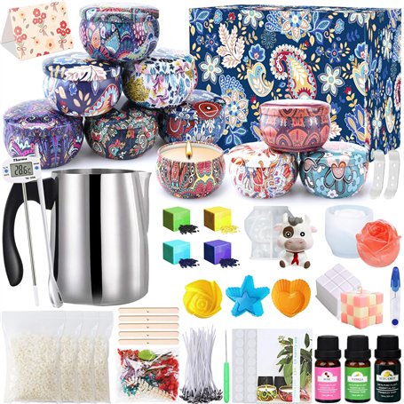 UCAMP Kit de Fabrication de Bougies Parfumées Bricolage