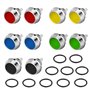 QitinDasen 10Pcs Premium 12mm Interrupteur à Bouton-Poussoir Momentané à 2 Broches