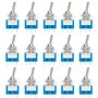 QitinDasen 15Pcs Premium 6A / 125VAC Mini Interrupteur à Bascule