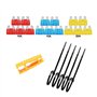 QitinDasen 5Pcs Premium 12V / 24V Moyen Add-A-Circuit Porte-Fusible, Lame Fusible Adaptateur, avec 15Pcs Standard Lame Fusible, 