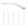 5 Paires 80mm*2mm de Housse antidérapante pour branches de lunettes