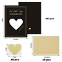 Lot de 8 Cartes à Gratter avec Autocollants et Enveloppes,Carte Cadeau Carte Surprise Personnalisée Cartes à Gratter à écrire So