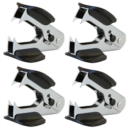 Mirrwin Rapid Agrafeuse Noir l'ôte agrafes Staple Remover Dégrafeur Agrafeuse manuelle Noir Disponible Pince agrafeuse Noir Extr