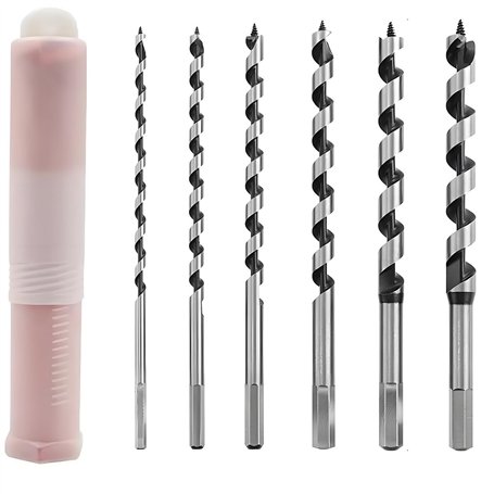 VAONEEY Lot de 6 Mèche à Bois Hélicoïdale Longue 230mm