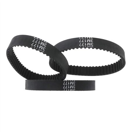 Create idea 3X Courroie Crantée de Raboteuse pour Black et Decker KW715 KW713 BD713 177-3M