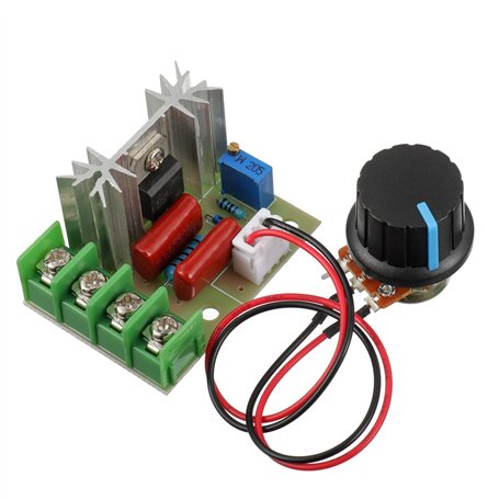 BOJACK Contrôleurs de Vitesse de Moteur 2000W SCR AC Régulateur de Tension 50-220V PWM Variateur Régulateur de Thermostat avec B