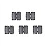 HUAREW Bruit Suppresseur Câble Pince Noir Clip Type Ferrite Anneau RFI EMI pour 7mm (5pcs)