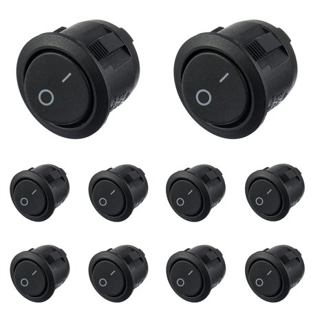 HUAREW Interrupteur à Bascule Rond