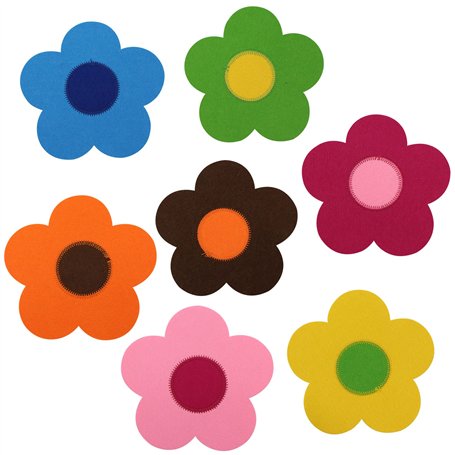 Lot de 5 protège-poêles en Feutre - Protection empilable pour poêles