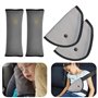 TICKLELY 2 Coussinets de Ceinture de Sécurité pour Enfant 2 Ajusteur de Ceinture de Sécurité Coussin Voiture Enfant Protege Cein