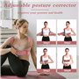 Correcteur de Posture - Redresseur de Dos pour Hommes et Femmes, Ceinture de Maintien du Dos, du Cou et des Épaules - Pour une M