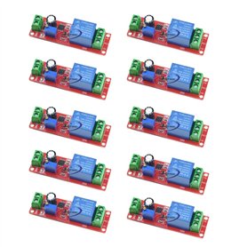 NE555 Lot de 10 modules de minuterie de délai 12 V 0-10 secondes Convertisseur de courant constant