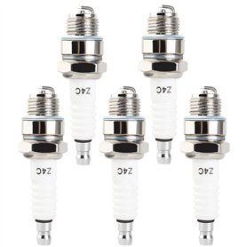 QAZAKY Lot de 5 bougies d'allumage Z4C pour moteur 2 temps 49 cc 50 cc 66 cc 70 cc 80 cc vélo motorisé scooter Yamaha JOG50 90 Z