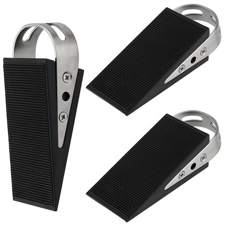 CHUEHKAK Lot de 3 cale-porte en caoutchouc antidérapant