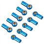 RUIZHI 10 Pièces M3 Rotule Embout Rotule Lien Rotule Support pour 1/10 Voiture d'escalade TRX4 D90 SCX10 Camion Buggy Chenille