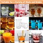 SLTAXAR 12 PCS Verres à Shot Réutilisables 40ml - Transparent Petits Verres à Liqueur - Tasse Dessert Gobelets Lave-Vaisselle Di