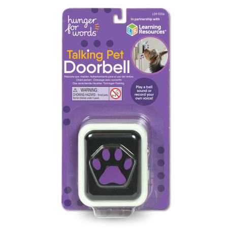 Learning Resources Hunger for Words Sonnette pour Chien Parlant - Sonnette pour Chiens