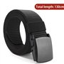 Wzhtuzi Lot de 4 ceintures de travail pour homme - Ceinture tactique réglable en nylon - Pas de boucle en métal - Passage rapide