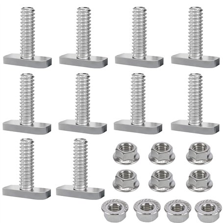 10 Pièces Boulons En T Avec Écrou