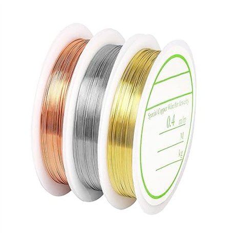 3Pcs Fil de Cuivre 10m x 0