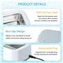 Nettoyeur Ultrasons 650ML Professionnel 49kHz 3 Réglages de Temps Nettoyage en Profondeur 360° Bac en Acier Inox pour Lunettes B