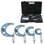 ECUTEE Micromètre Lot de 4 vis de mesure 0-25 mm