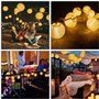Guirlande lumineuse LED d'extérieur - 40 - 8 modes - Fonctionne avec USB / piles et IP65 - Étanche - Avec minuterie - Pour jardi