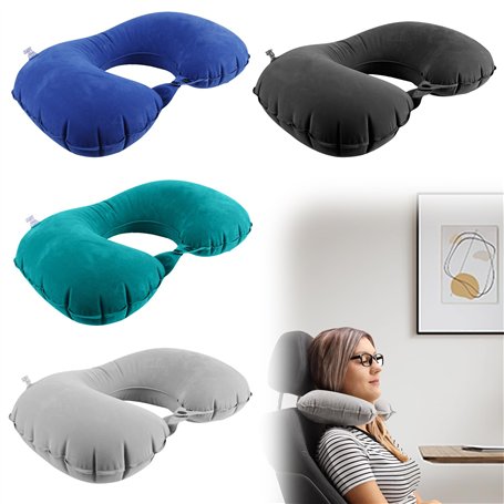 4 pièces Oreiller de Voyage Gonflable: Gonflable Oreiller de Camping