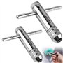 2PCS Clé à Taraud Réglable Avec