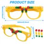 lunettes de fête drôles avec blocs de bricolage
