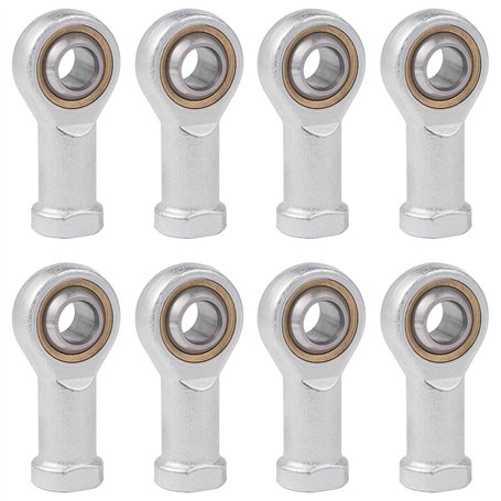 Rotule Lubrifiée m6 8 Pièces Féminine Extrémité Tige Roulement De Joint d'Extrémité De Tige Embout De Tige De Lubrification File
