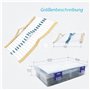 KUBOWAI Kit Combiné de Résistances, 1 Ohm-3M Ohm, kit de Résistance à Film Métallique 1/4 (Valeur 130 2600 Pièces)