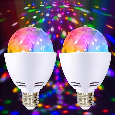 2x lampe de fête LED