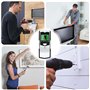 Détecteur de ligne : scanner mural 5 en 1 multifonction Stud Finder avec écran LCD et alarme Détecteur de métaux Détecteur de mé