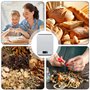 Balance de cuisine numérique 10 kg/1 g, rechargeable par USB, avec écran LCD et fonction tare, professionnelle avec câble de cha