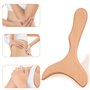 Pagaie de massage pour madérothérapie et drainage lymphatique, appareil de massage en bois, masseur manuel Gua Sha, outil de mas