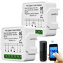 Tuya Lot de 2 modules d'interrupteur intelligent pour volet roulant WiFi 2