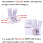 BoHong 5pcs Connecteur sans soudure à Bande LED RGBW de 12mm de Large + 5pcs Connecteur d'angle Ruban LED RGBW de 12 mm de Large